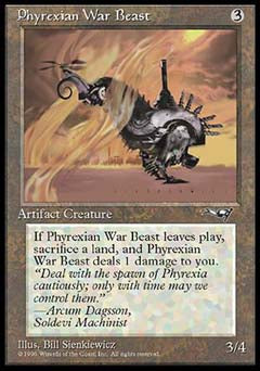 Phyrexian War Beast (1) (Alliances) Good