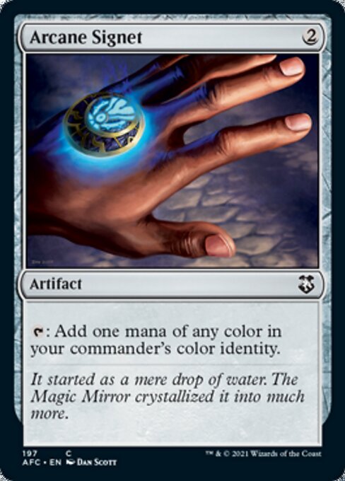 Arcane Signet (Commander 2021 Forgotten Realms) Near Mint