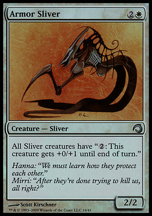 Armor Sliver (Premium Deck Series: Slivers) Near Mint Foil