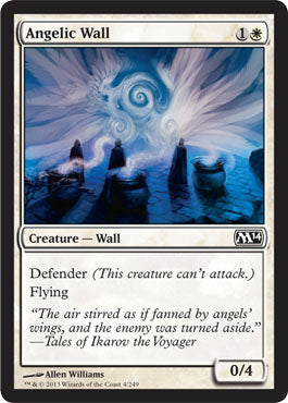 Angelic Wall (Magic 2014 Core Set) Near Mint Foil