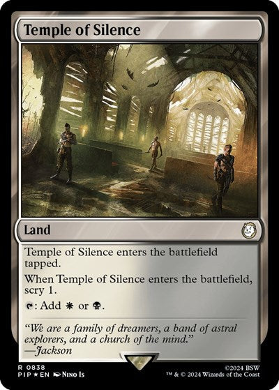 Temple of Silence (Surge Foil) (Universes Beyond: Fallout) Near Mint