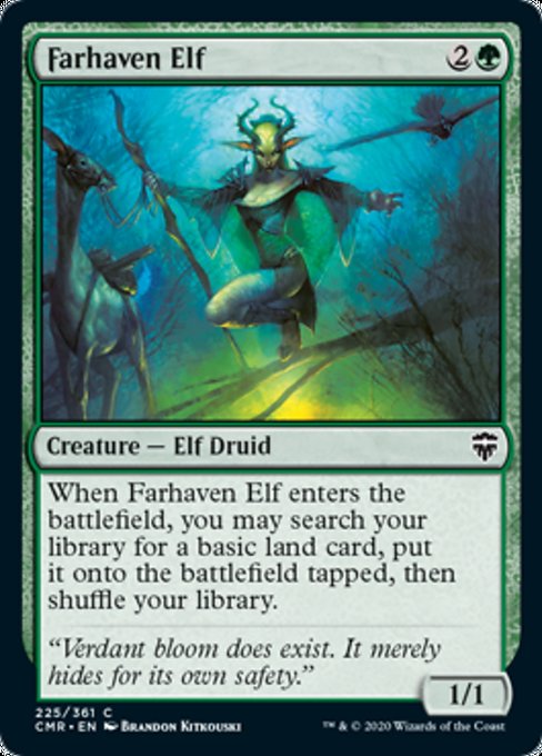 Farhaven Elf (Commander Legends) Near Mint Foil