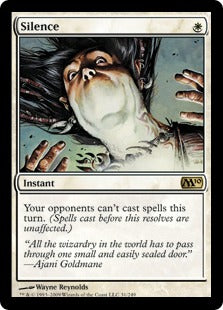 Silence (Magic 2010 Core Set) Near Mint Foil