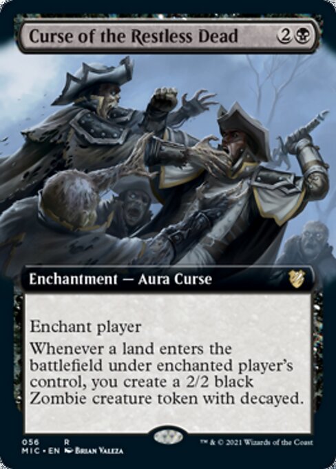 Curse of the Restless Dead (Extended Art) (Commander 2021 Midnight Hunt) Near Mint