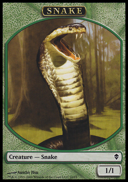 Snake (Token) (Zendikar) Near Mint