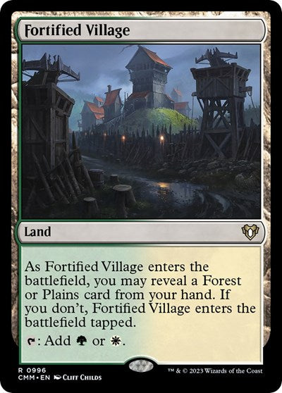 Fortified Village (Commander Masters) Near Mint