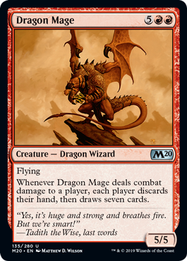 Dragon Mage (Magic 2020 Core Set) Near Mint