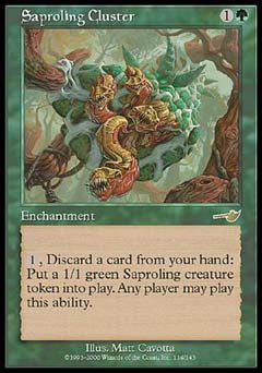 Saproling Cluster (Nemesis) Near Mint Foil