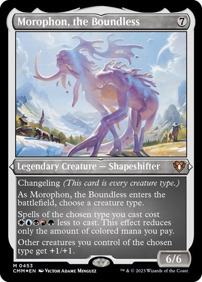 Morophon, the Boundless (Foil Etched) (Commander Masters) Near Mint