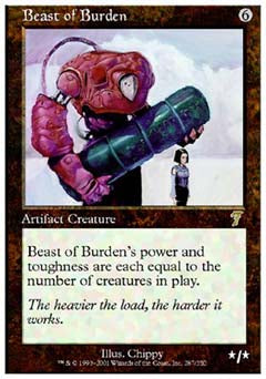 Beast of Burden (7th Edition) Near Mint Foil