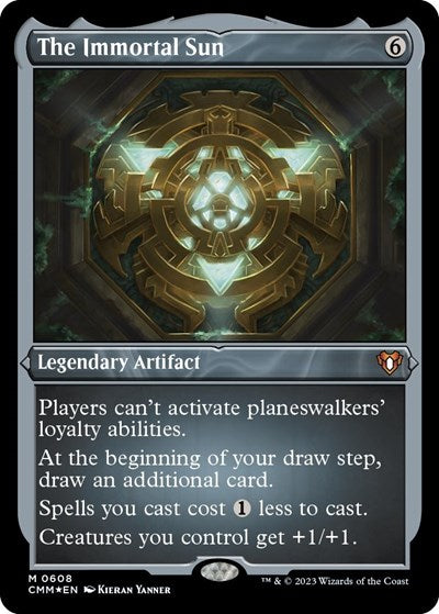 The Immortal Sun (Foil Etched) (Commander Masters) Near Mint