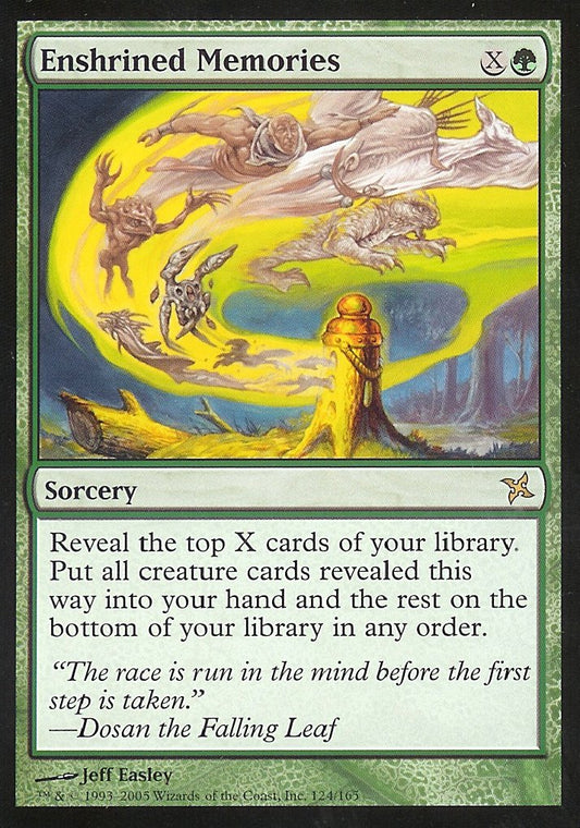 Enshrined Memories (Betrayers of Kamigawa) Light Play Foil