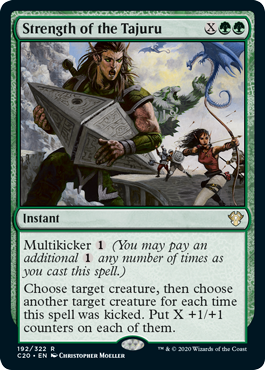 Strength of the Tajuru (Commander 2020 Ikoria) Near Mint