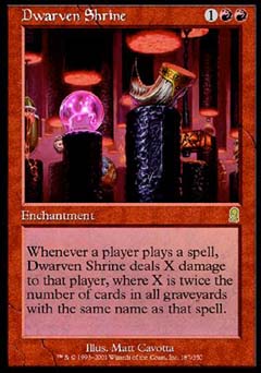 Dwarven Shrine (Odyssey) Light Play Foil