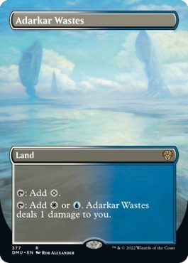 Adarkar Wastes (Borderless) (Dominaria United) Near Mint