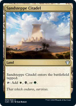 Sandsteppe Citadel (Commander 2020 Ikoria) Near Mint