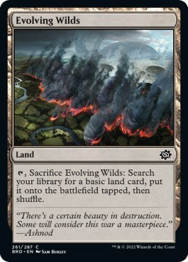 Evolving Wilds (The Brothers' War) Near Mint