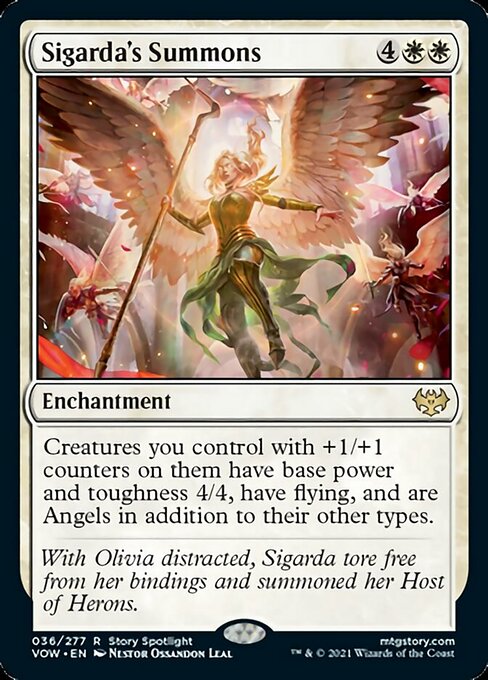 Sigarda's Summons (Innistrad: Crimson Vow) Near Mint