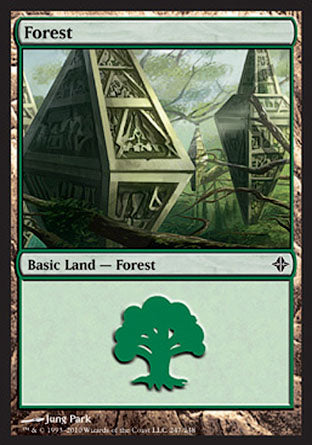 Forest (247) (Rise of the Eldrazi) Near Mint