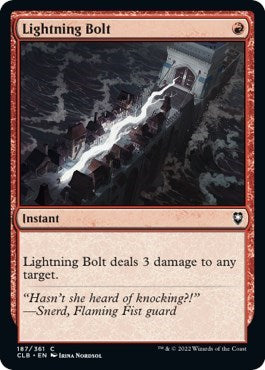 Lightning Bolt (Commander Legends: Battle for Baldur's Gate) Near Mint
