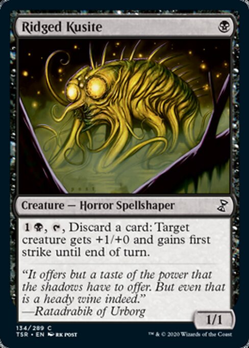 Ridged Kusite (Time Spiral Remastered) Near Mint Foil