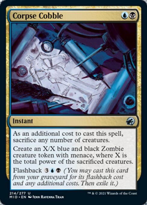 Corpse Cobble (Innistrad: Midnight Hunt) Near Mint Foil