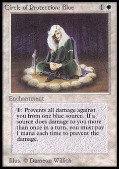 Circle of Protection: Blue (Alpha) Near Mint