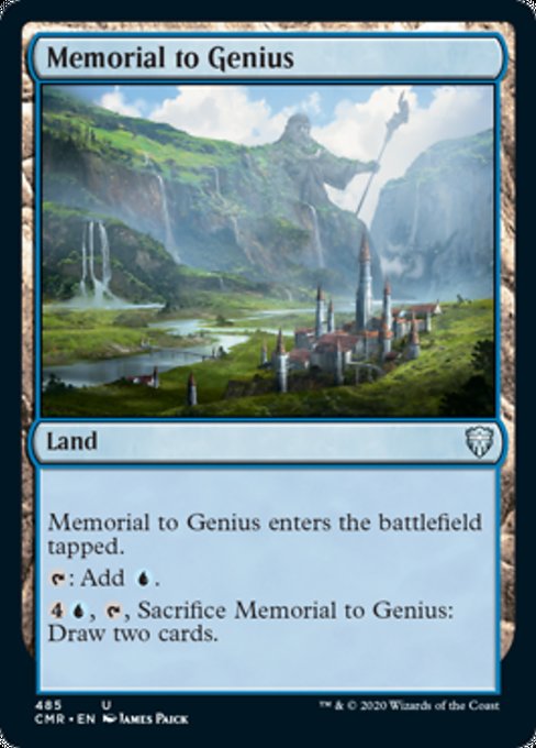 Memorial to Genius (Commander 2020 Commander Legends) Near Mint