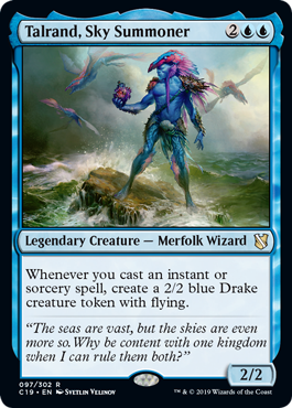 Talrand, Sky Summoner (Commander 2019) Near Mint