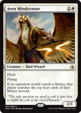 Aven Mindcensor (Amonkhet) Near Mint Foil