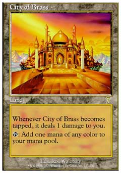 City of Brass (7th Edition) Near Mint Foil