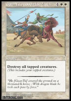 Guan Yu's 1,000-Li March (Portal Three Kingdoms) Near Mint Chinese