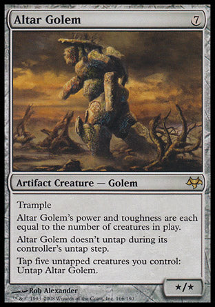 Altar Golem (Eventide) Near Mint Foil