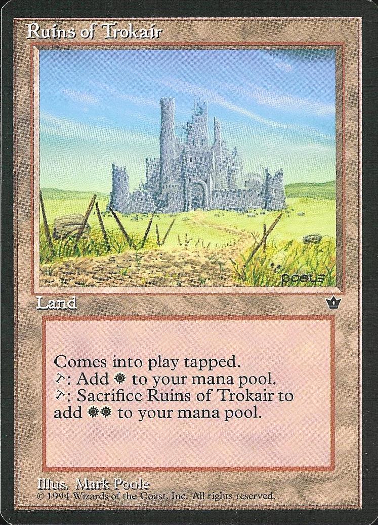 Ruins of Trokair (Fallen Empires) Near Mint
