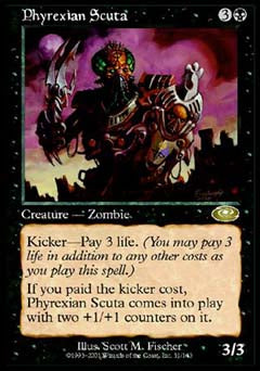 Phyrexian Scuta (Planeshift) Light Play