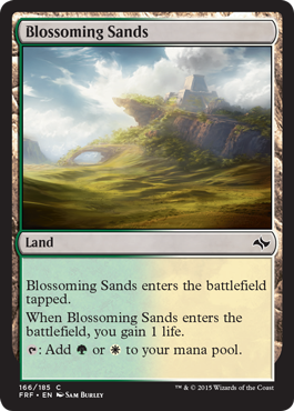 Blossoming Sands (Fate Reforged) Near Mint