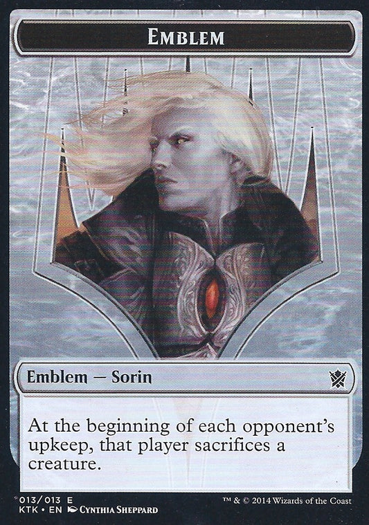 Emblem Sorin (Khans of Tarkir) Near Mint