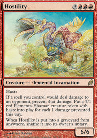 Hostility (Lorwyn) Light Play