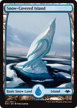 Snow-Covered Island (Modern Horizons) Near Mint