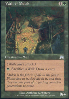 Wall of Mulch (Onslaught) Near Mint Foil
