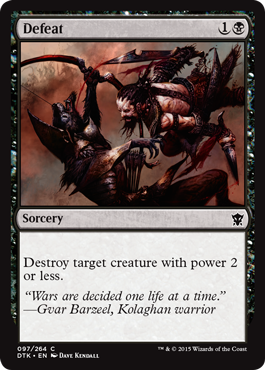 Defeat (Dragons of Tarkir) Near Mint
