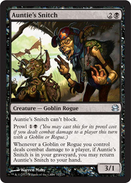 Auntie's Snitch (Modern Masters) Near Mint Foil
