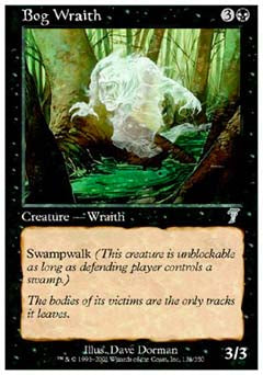 Bog Wraith (7th Edition) Light Play