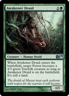 Awakener Druid (Magic 2010 Core Set) Light Play Foil