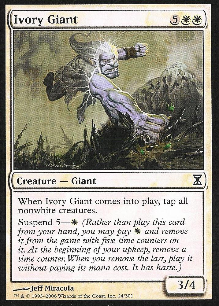 Ivory Giant (Time Spiral) Near Mint Japanese