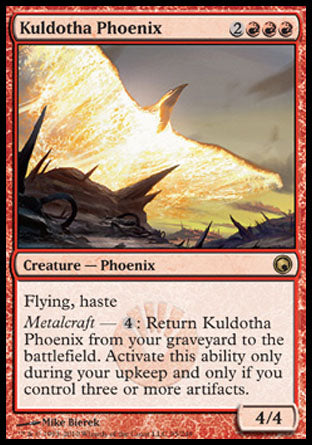 Kuldotha Phoenix (Scars of Mirrodin) Light Play