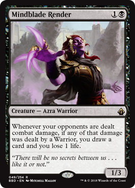 Mindblade Render (Battlebond) Near Mint