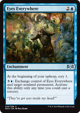 Eyes Everywhere (Ravnica Allegiance) Near Mint Foil