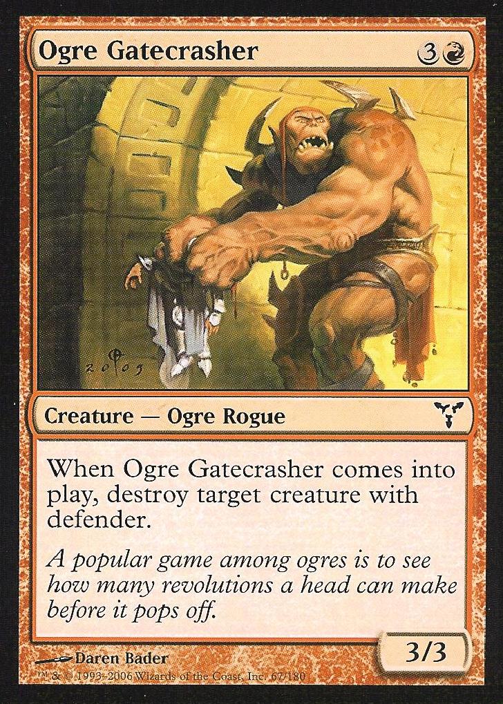 Ogre Gatecrasher (Dissension) Near Mint