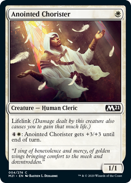 Anointed Chorister (Magic 2021 Core Set) Near Mint Foil